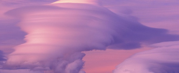 Lenticular Clouds Over Mount Drum, Alaska (click to view)