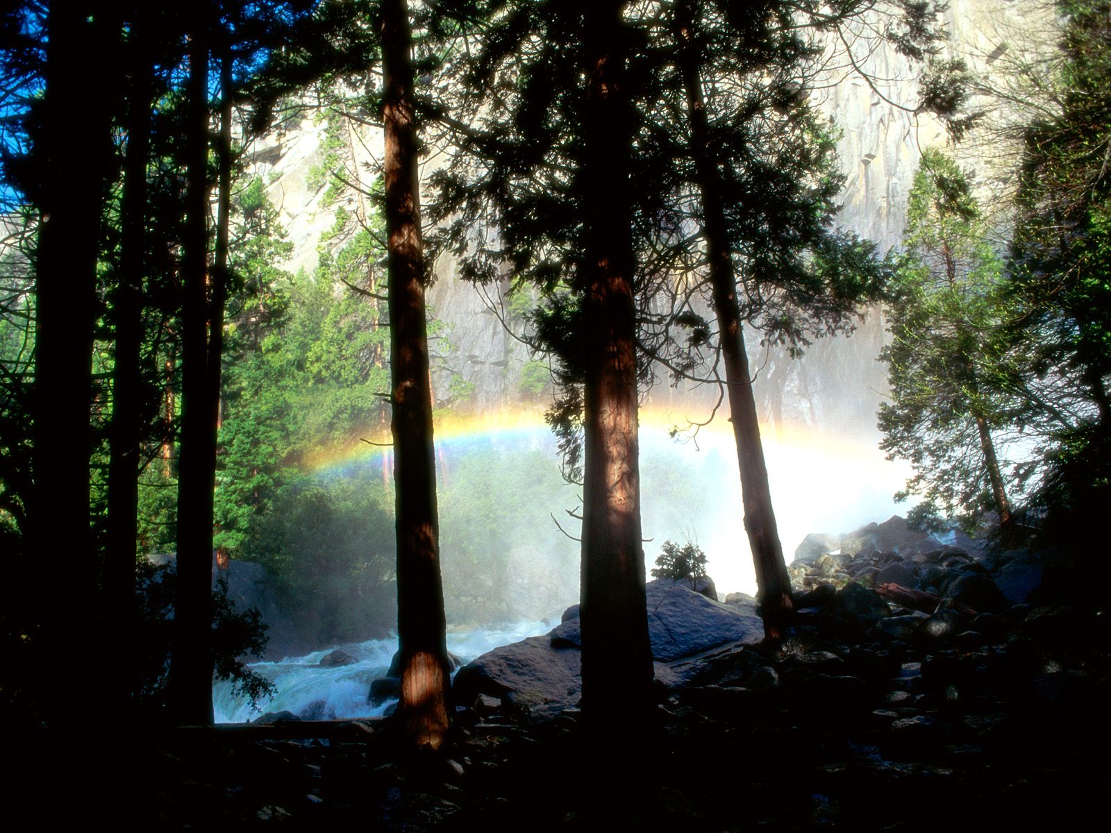 Misty Rainbow, Yosemite National Park, Californi