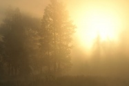 Sunrise through the Sapphire Mountains, Montana