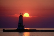 Sunset on the Lighthouse      ID 9192